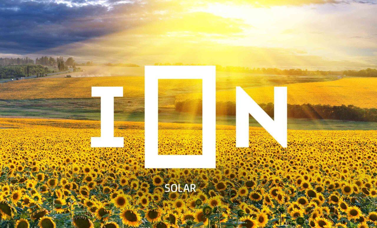 Logo ION Field with sunflowers